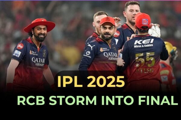 🔥 RCB Storm into IPL 2025 Final with 8-Wicket Win Over Punjab Kings